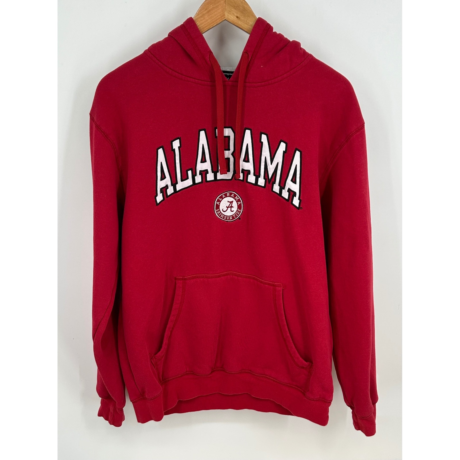 Champion Alabama Crimson Tide Hoodie Mens Medium Red Ncaa Football Pullover